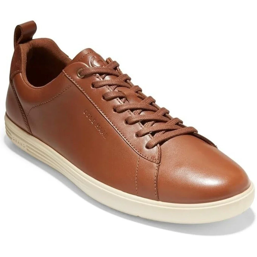 Cole Haan Grand+ Crosscourt C36924 Sneakers Men's 7.5 Brown Casual Shoes ZPO183